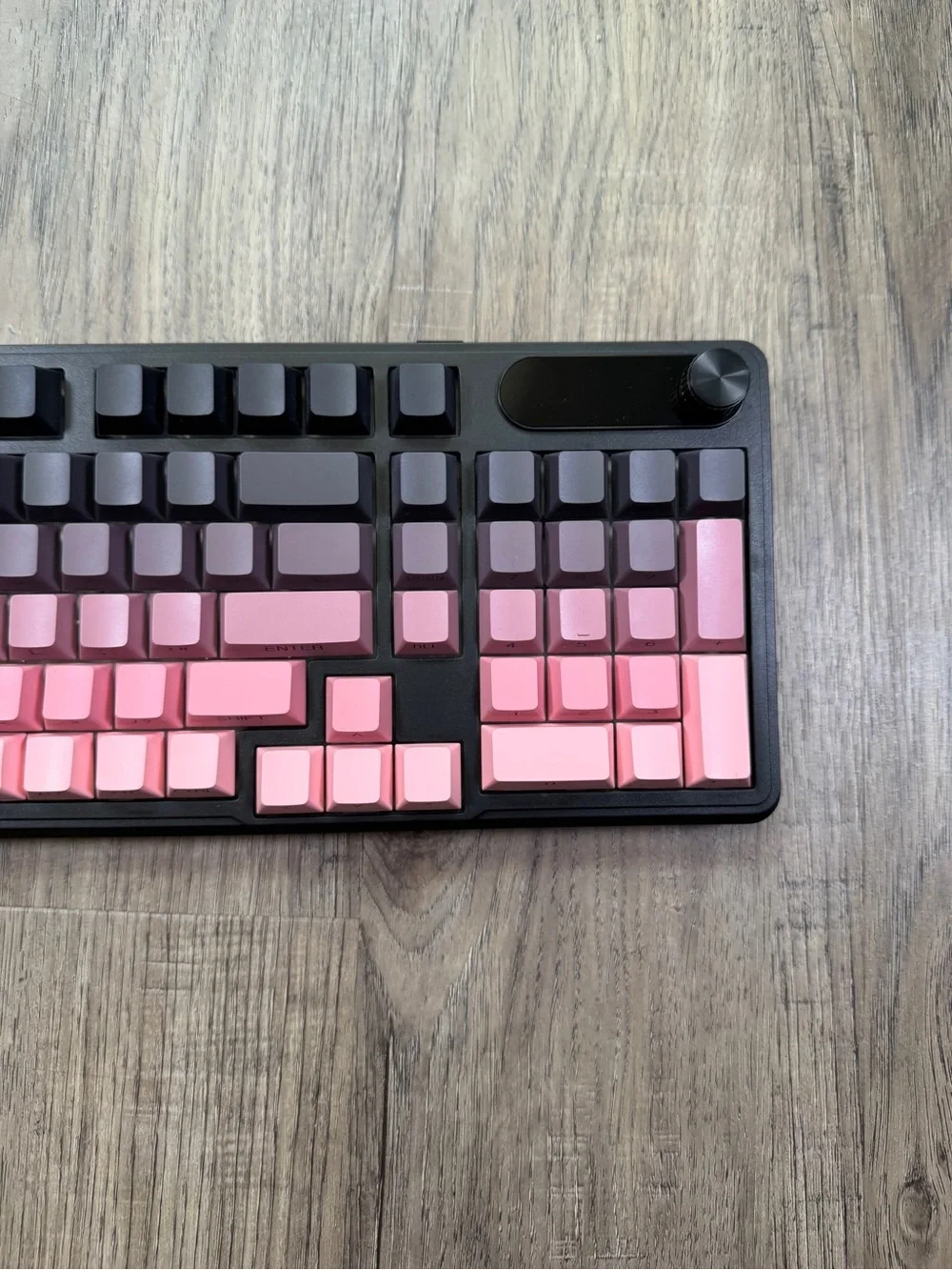 BlueFinger Wireless Gaming Keyboard 98 Key RGB Tri-Mode w/ Knob & Screen